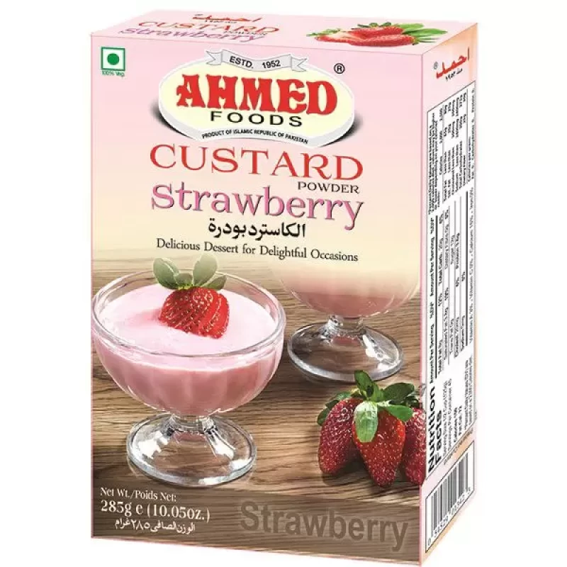 AHMED STRAWBERRY CUSTARD POWDER 285GM