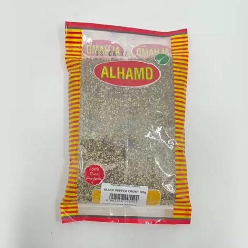 ALHAMD BLACK PEPPER CRUSHED 200gm
