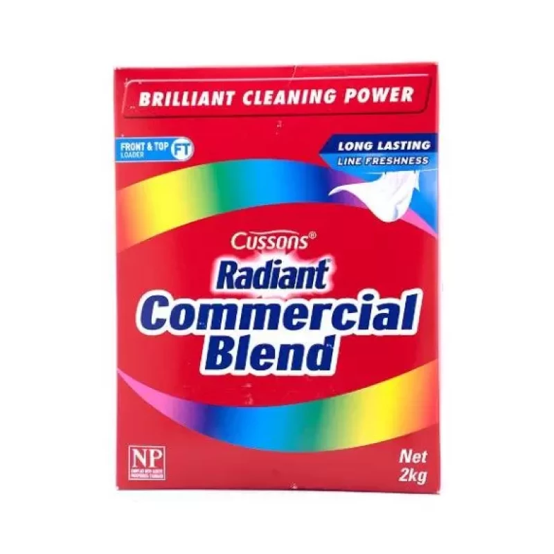 CUSSONS RADIANT COMMERCIAL WASHING POWDER 2KG