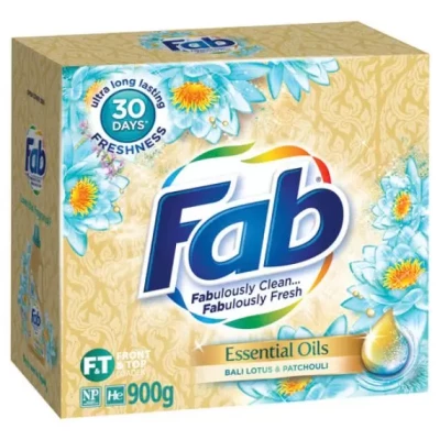 FAB ESSENTIAL OILS WASHING POWDER 900GM