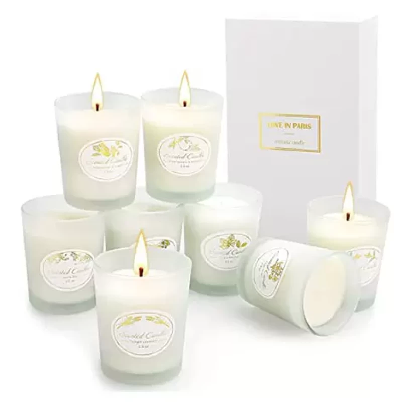 HOME MASTER CANDLES VANILLA SCENTED 8PCS