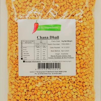 M&J CHANA DHALL 1KG