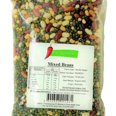 M&J MIXED BEANS 1KG