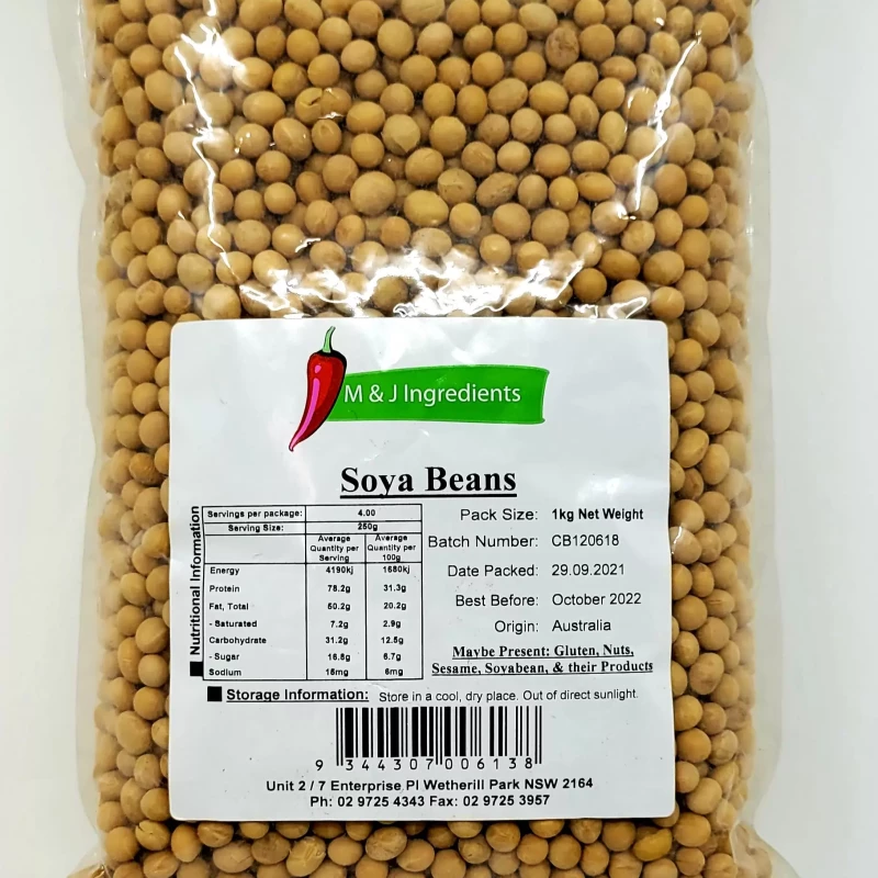 M&J SOYA BEANS 1 KG