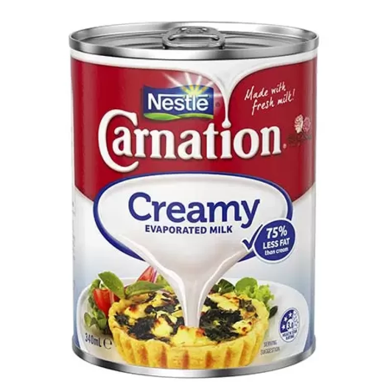NESTLE CARNATION CREAMY EVAPORATED MILK 340 ML