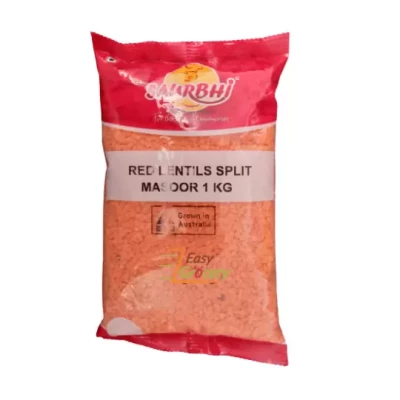 SAURBHI RED LENTIL SPLIT MASOOR 1 KG